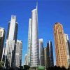 Dubai Towers Buildings paint by numbers