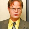 Dwight Schrute Character paint by numbers