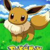 Eevee Pokemon Poster paint by numbers
