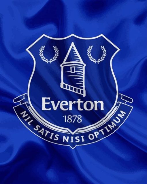 Everton Football Club Logo paint by numbers