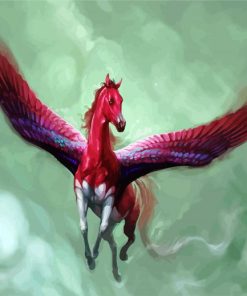 Fantasy Pegasus paint by numbers