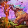 Fantasy Mammoth Animal paint by numbers