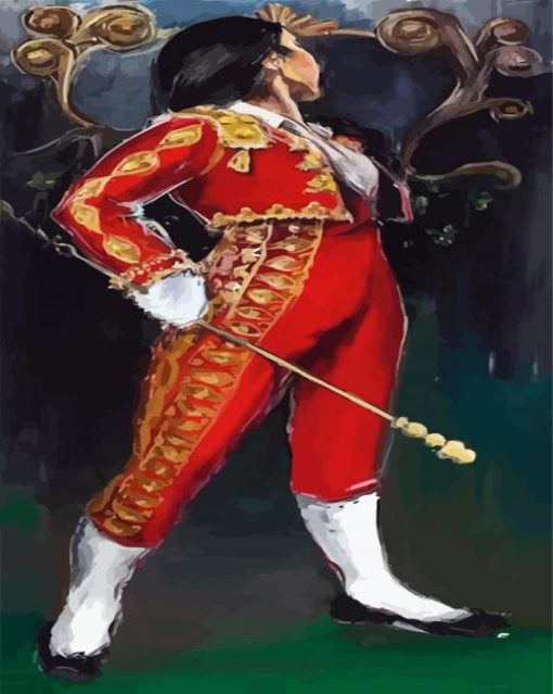 Female Matador paint by numbers