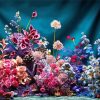 Aesthetic Floral Art paint by numbers