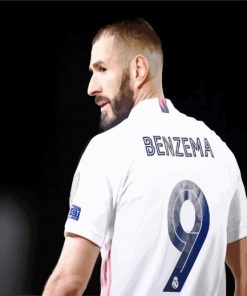 Karim Benzema Professional Player paint by numbers