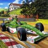 Formula One Race Car paint by numbers