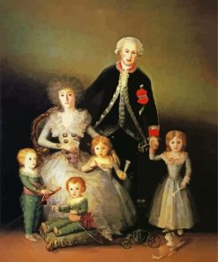 The Dukes Of Osuna And Their Children paint by numbers