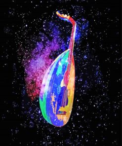 Colorful Galaxy Oud paint by numbers
