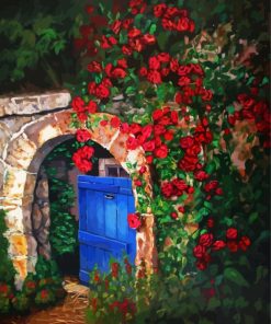 Garden Gate paint by numbers