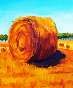 Golden Bale Art paint by numbers