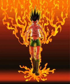 Gon Hunter X Hunter paint by numbers