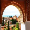Alhambra Palace In Granada paint by numbers