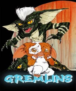 Gremlins Characters paint by numbers