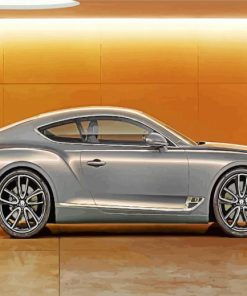 Grey Bentley Car paint by numbers