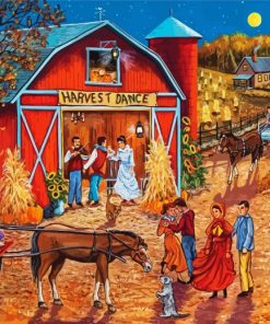 Harvest Dance paint by numbers