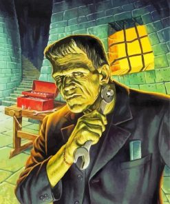 Frankenstein Movie paint by numbers