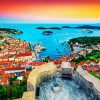 Hvar Croatia At Sunset paint by numbers