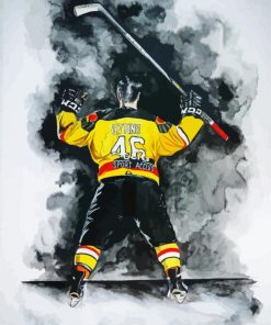 Ice Hokey Player paint by numbers