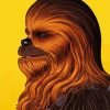 Illustration Chewbacca paint by numbers