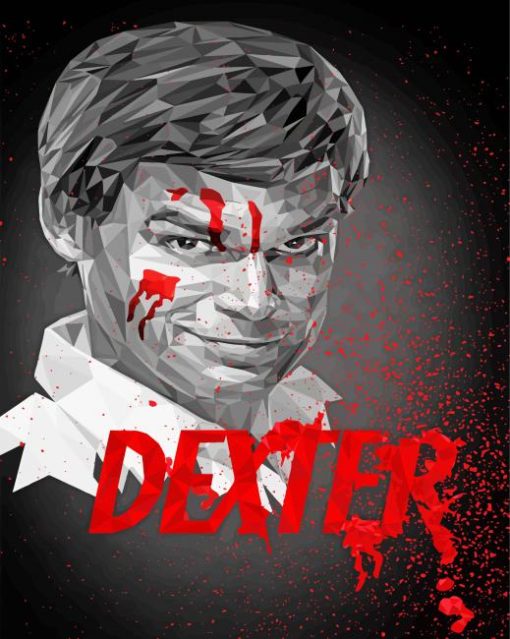 Illustration Dexter paint by numbers