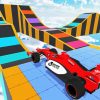 Illustration Formula One Car paint by numbers