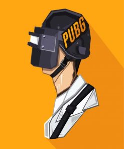 Illustration Pubg Game paint by numbers