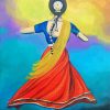 Indian Girl Dancer paint by numbers