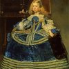 Infanta Margareta Teresa In A Blue Dress paint by numbers