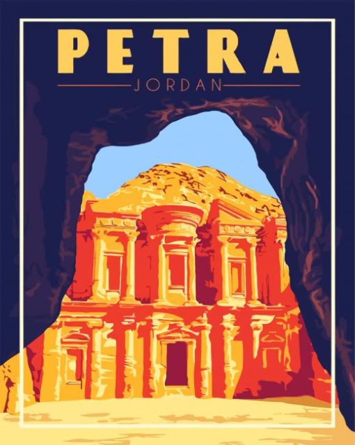 Petra Jordan Poster paint by numbers