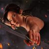Katniss Everdeen paint by numbers