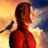 Katniss Everdeen With Bird paint by numbers