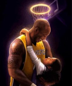 Kobe And Gigi Art paint by numbers