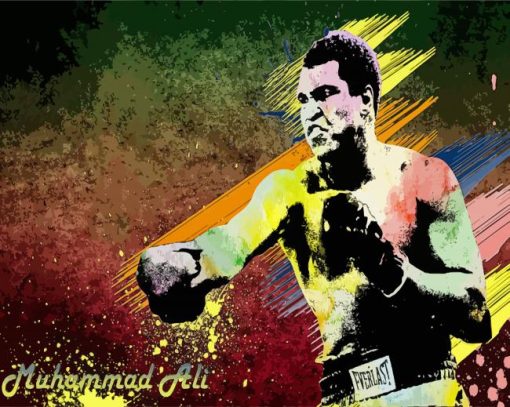Legend Muhammad Ali paint by numbers