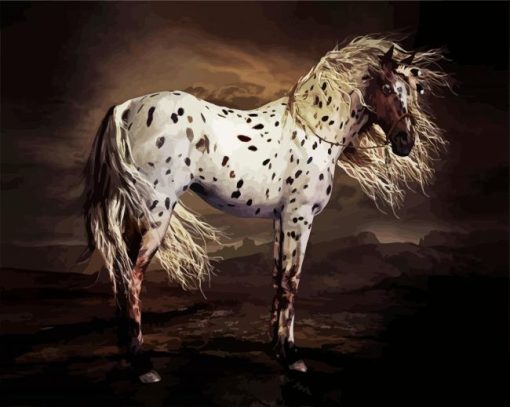Leopard Appaloosa Horse paint by numbers