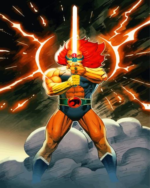 ThunderCats Character paint by numbers