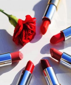 Lipsticks And Rose paint by numbers