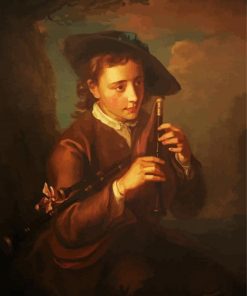 Little Bagpipe Player paint by numbers