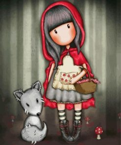 Little Red Riding Hood Gorjuss paint by numbers
