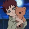 Little Gaara And Teddy Bear paint by numbers
