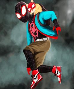 Little Miles Morales paint by numbers