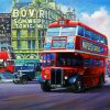Aesthetic Bus In London paint by numbers