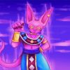 Lord Beerus Character paint by numbers