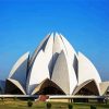 Lotus Temple Delhi paint by numbers