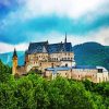 Aesthetic Castle In Vianden paint by numbers