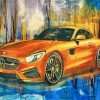 Mercedes Benz Amg Art paint by numbers