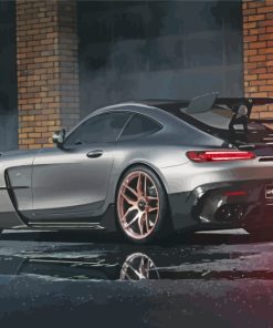 Mercedes Benz Amg GT paint by numbers