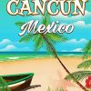 Aesthetic Cancun Poster paint by numbers