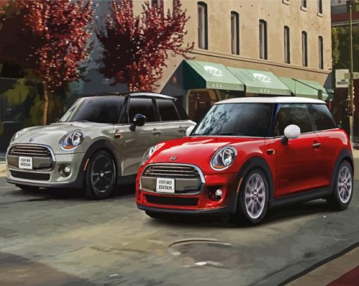 Mini Cooper Countryman paint by numbers