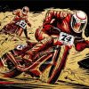 Motorbike Racing paint by numbers