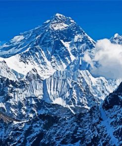Everest Mountains paint by numbers